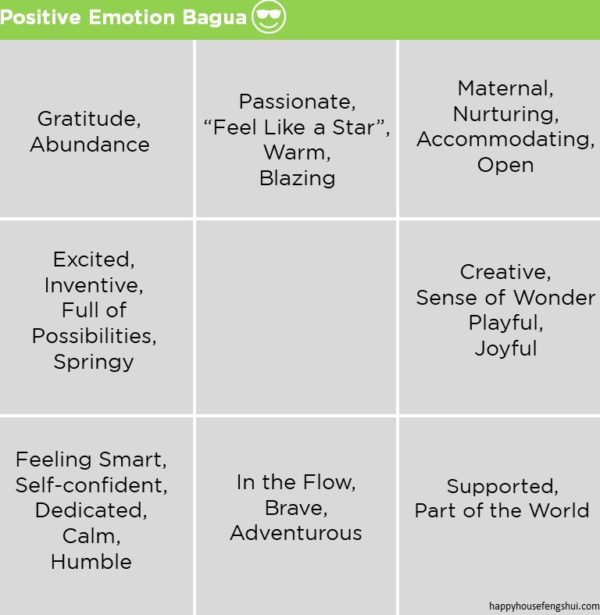 8 Bagua Maps for Family Member, Emotion, Illness, Season & More